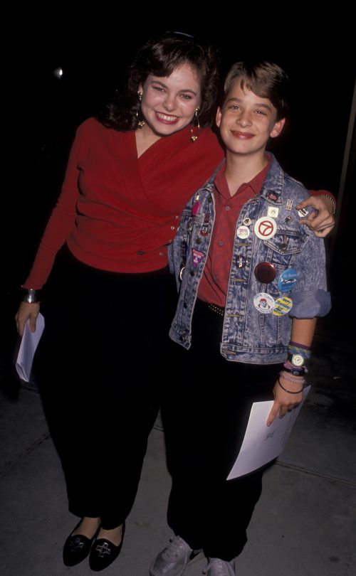 Tracy Wells and Brice Beckham at the premiere of "Looks Who's Talking" in 1989