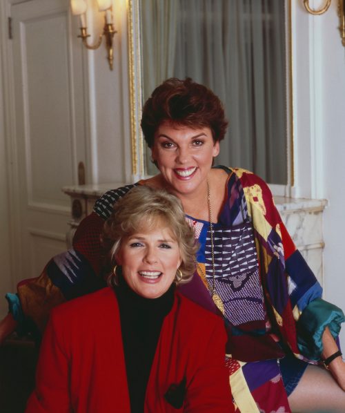 Sharon Gless and Tyne Daly in 1986