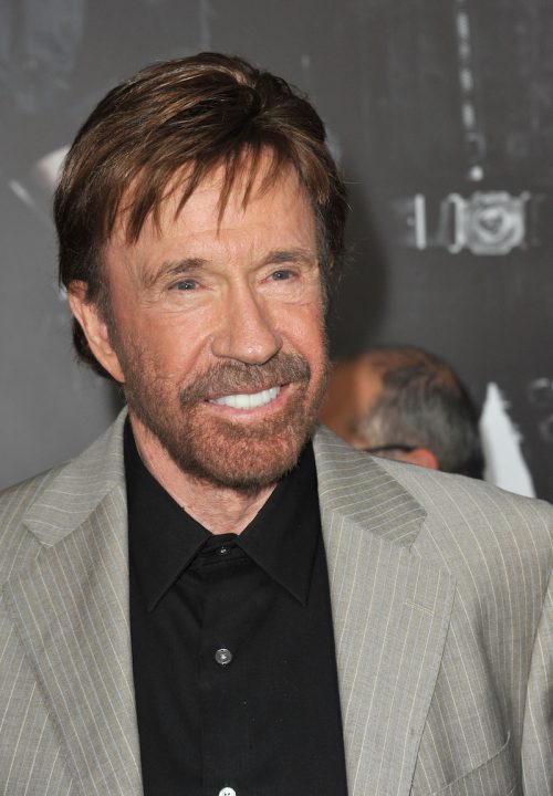 Chuck Norris at the premiere of "The Expendables 2" in 2012