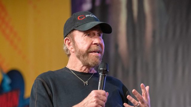 Chuck Norris at German Comic Con Dortmund in 2018
