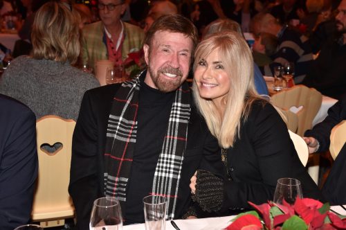 Chuck and Gena Norris at the Gut Aiderbichl Christmas Market in 2019