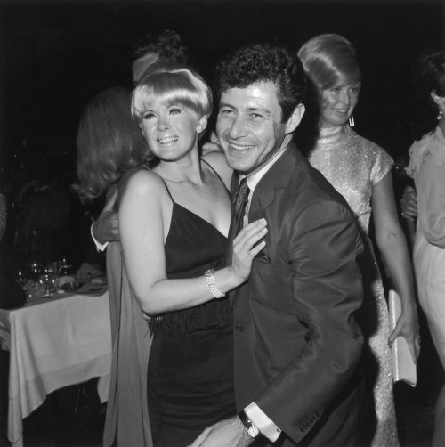 Connie Stevens and Eddie Fisher at Cocoanut Grove nightclub in 1966