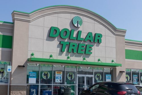 Магазин за отстъпки за Dollar Tree.  Dollar Tree предлага еклектичен микс от продукти за един долар.