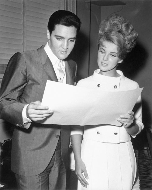 Elvis Presley and Ann-Margret at MGM studios in 1963
