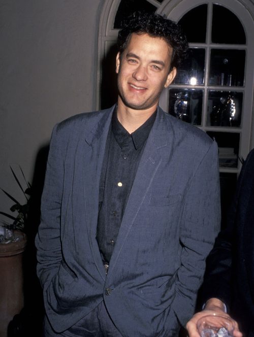 Tom Hanks at a performance of "Twelfth Night" in 1990