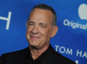 Tom Hanks at the premiere of "Finch" in 2021
