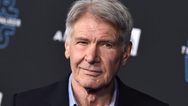 Harrison Ford at the "Star Wars: Rise of Skywalker" premiere in 2019