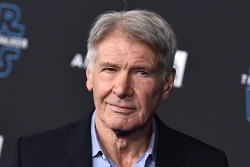 Harrison Ford at the "Star Wars: Rise of Skywalker" premiere in 2019