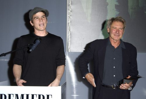 Josh Hartnett and Harrison Ford at Premiere's The New Power Event Celebrates Hollywood Power Players Under The Age Of 35 in 2003