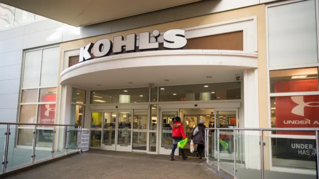 Kohl's department store in the Rego Center Mall in Queens in New York
