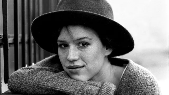 A portrait of Molly Ringwald from 1985