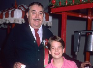 Christopher Hewett and Brice Beckham at the Hollywood Christmas Parade in 1988