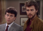 Paul Reiser and Greg Evigan on "My Two Dads"