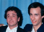 Mark Linn-Baker and Bronson Pinchot at the 1st Annual Comedy Awards in 1987