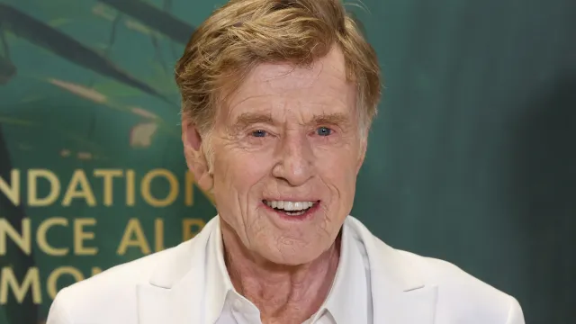 Robert Redford at the 2021 award ceremony for the Prince Albert II of Monaco Foundation