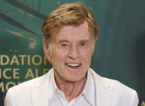 Robert Redford at the 2021 award ceremony for the Prince Albert II of Monaco Foundation