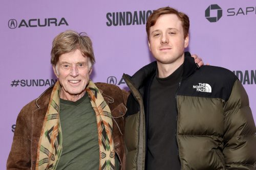 Robert Redford and Dylan Redford at the 2020 Sundance Film Festival