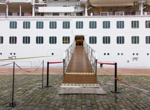 Cruise Ship boarding area