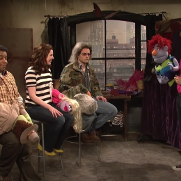 Kenan Thompson, Vanessa Bayer, Bill Hader, and Seth MacFarlane on "Saturday Night Live" in 2012