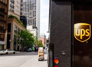 United Parcel Service Delivery Truck. UPS is the World's Largest Package Delivery Company I