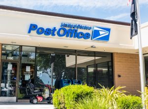 United States Post Office (USPS) location; The USPS is an independent agency of the executive branch of the US federal government