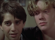 Ilan Mitchell-Smith and Anthony Michael Hall in "Weird Science"