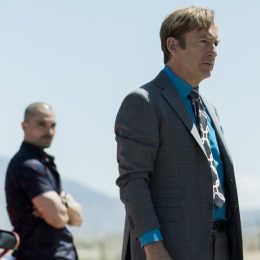 Michael Mando and Bob Odenkirk in Better Call Saul