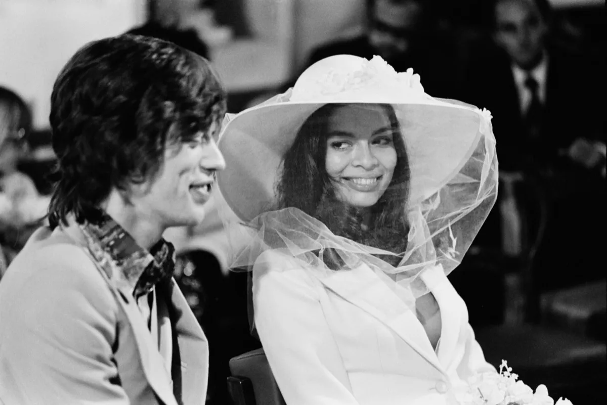 Mick and Bianca Jagger's 1971 wedding