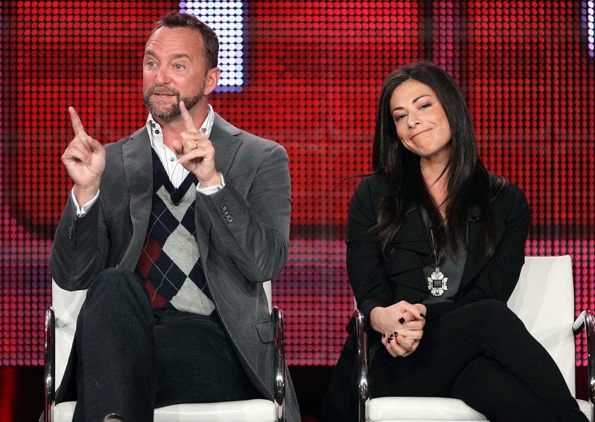 Clinton Kelly and Stacy London in 2010