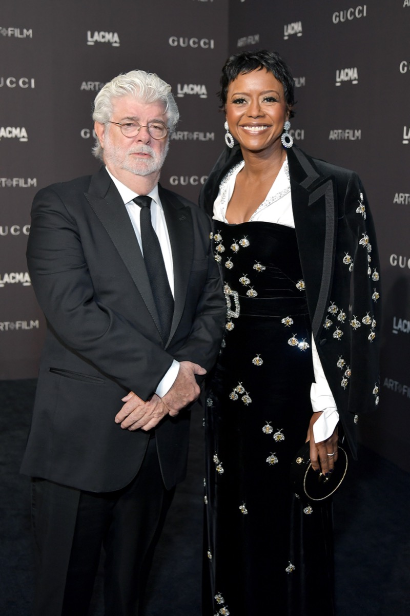 George Lucas and wife