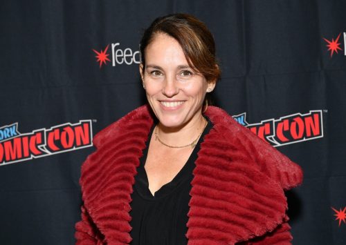 amy jo johnson on the red carpet