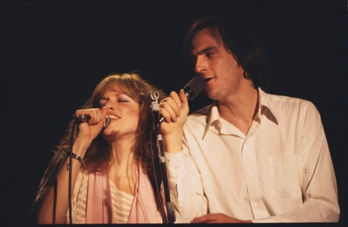 Carly Simon and James Taylor in 1980