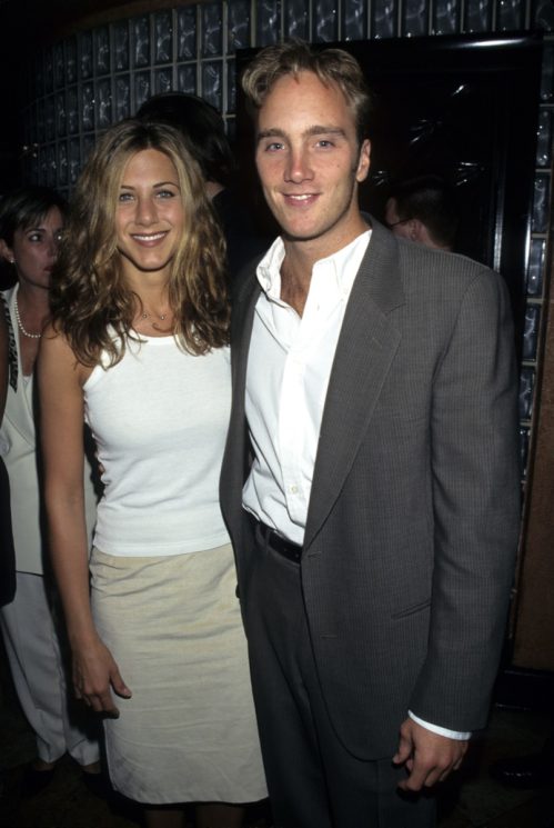 Jennifer Aniston and Jay Mohr in 1997