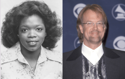 Oprah Winfrey and John Tesh