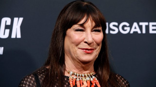 Anjelica Huston at the premiere of "John Wick: Chapter 3 - Parabellum" in 2019