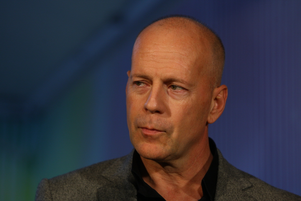 Nahaufnahme von Bruce Willis während der Premiere