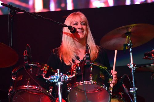 Debbi Peterson performing during KEarth's Totally 80's Show in 2018