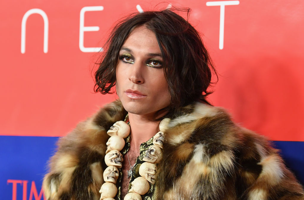 Actor Ezra Miller attending an event for TIME Magazine