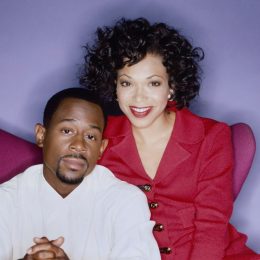 Martin Lawrence and Tisha Campbell in a 1996 promotional photo for "Martin"