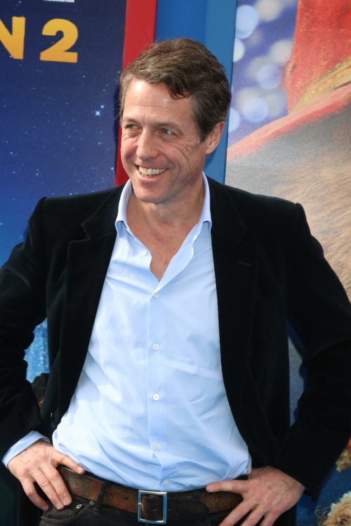 Hugh Grant at the premiere of "Paddington 2" in 2018