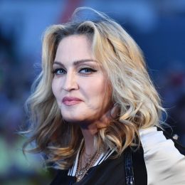 Madonna at a screening of "The Beatles Eight Days a Week: The Touring Years" in 2016