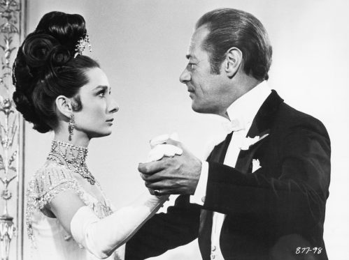 Audrey Hepburn and Rex Harrison in "My Fair Lady"