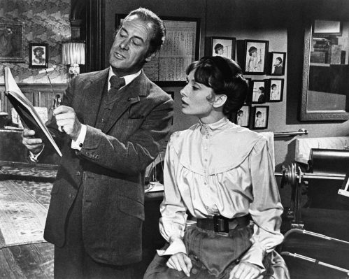 Rex Harrison and Audrey Hepburn in "My Fair Lady"