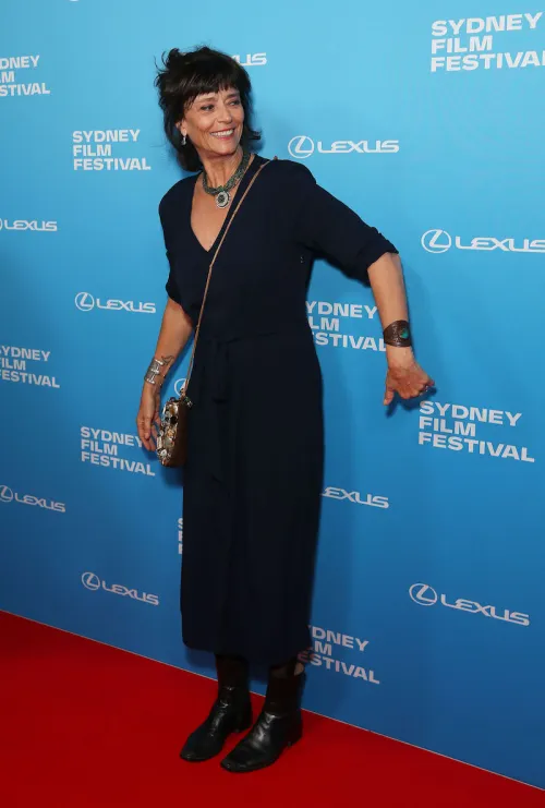Rachel Ward at the premiere of "Palm Beach" at the Sydney Film Festival in 2019