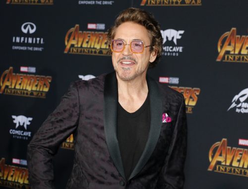 Robert Downey Jr. at the premiere of "Avengers: Infinity War"
