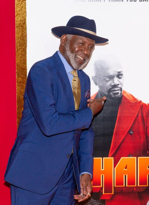 RIchard Roundtree at the premiere of "Shaft" in 2019