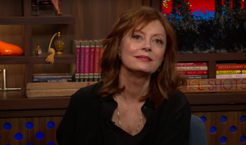Susan Sarandon on "Watch What Happens Live" in 2016