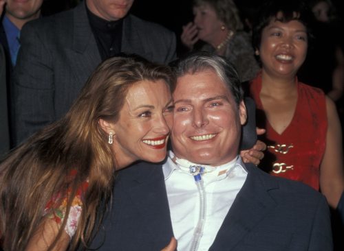 Jane Seymour and Christopher Reeve at Celebrity Sports Invitational Awards Dinner and Auction to Benefit The American Paralysis Foundation in 1997