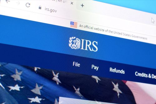 IRS website home page