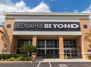 exterior of a bed bath and beyond store